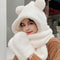 Kawaii Bear Ear 3in1 Winter Thermal Set 8
