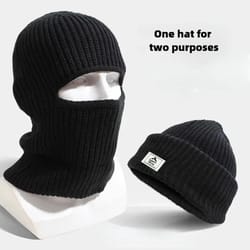2-in-1 tactical winter balaclava and mask beanie