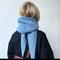 100 Pure Wool Oversize Sophie Scarf And Balaclava Hood 3