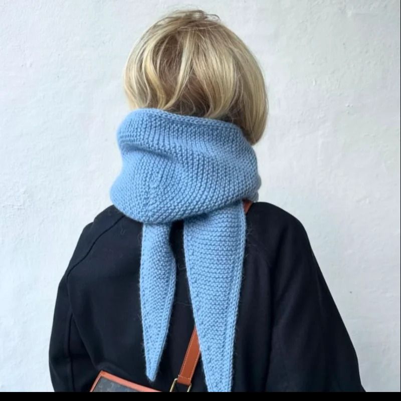 100 Pure Wool Oversize Sophie Scarf And Balaclava Hood 3