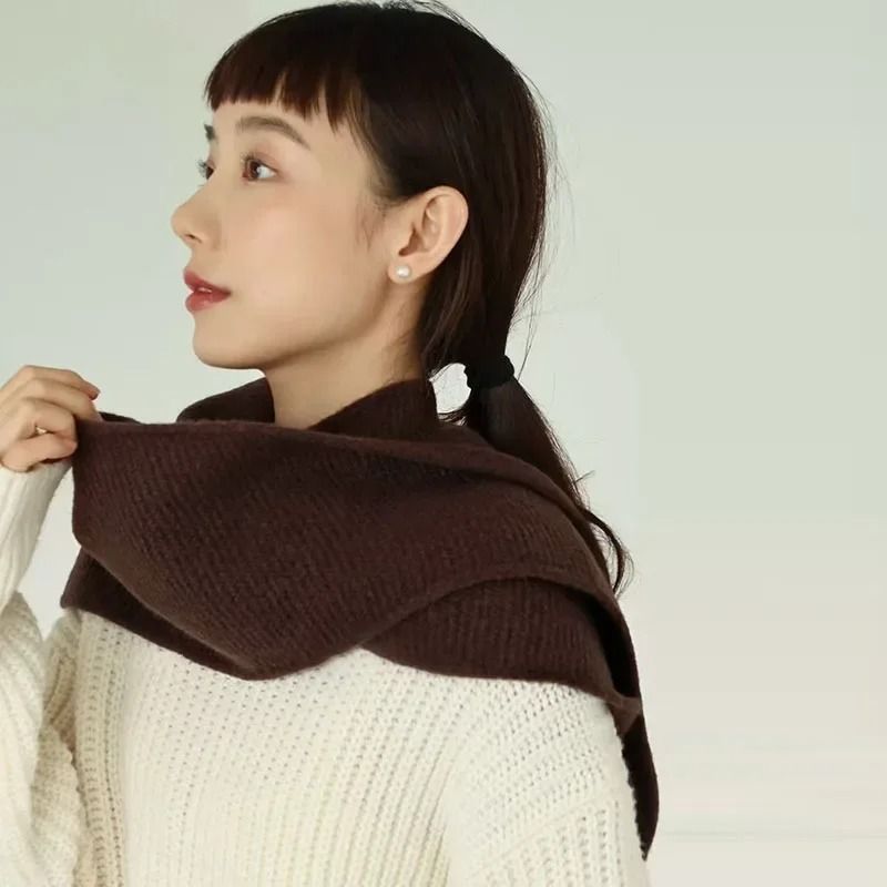 100 Pure Wool Oversize Sophie Scarf And Balaclava Hood 6