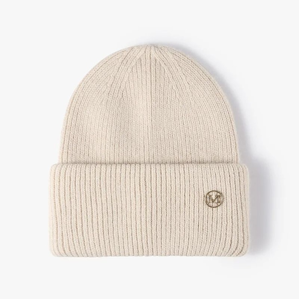 Womens Premium Rabbit Fur Blend Thermal Beanie 9