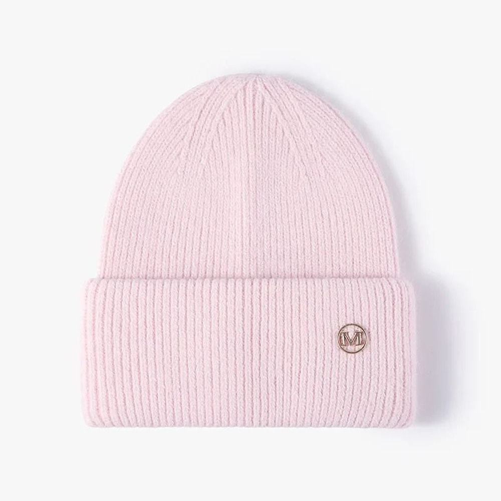 Womens Premium Rabbit Fur Blend Thermal Beanie 11