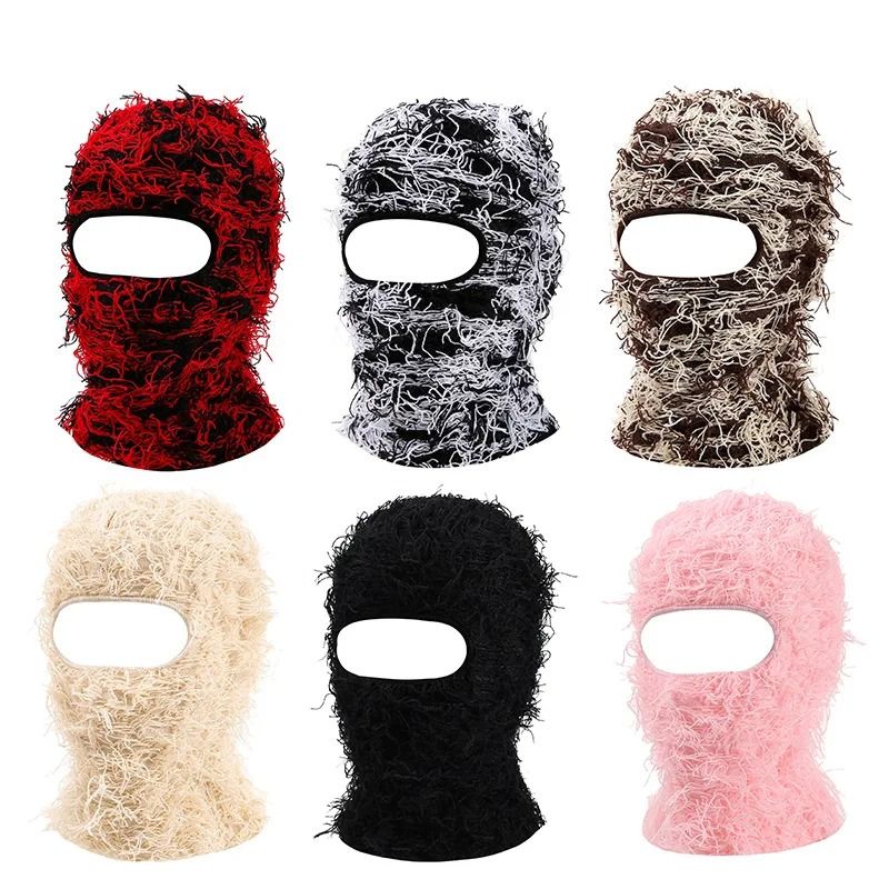 Distressed Knitted Tactical Balaclava Ski Mask 1