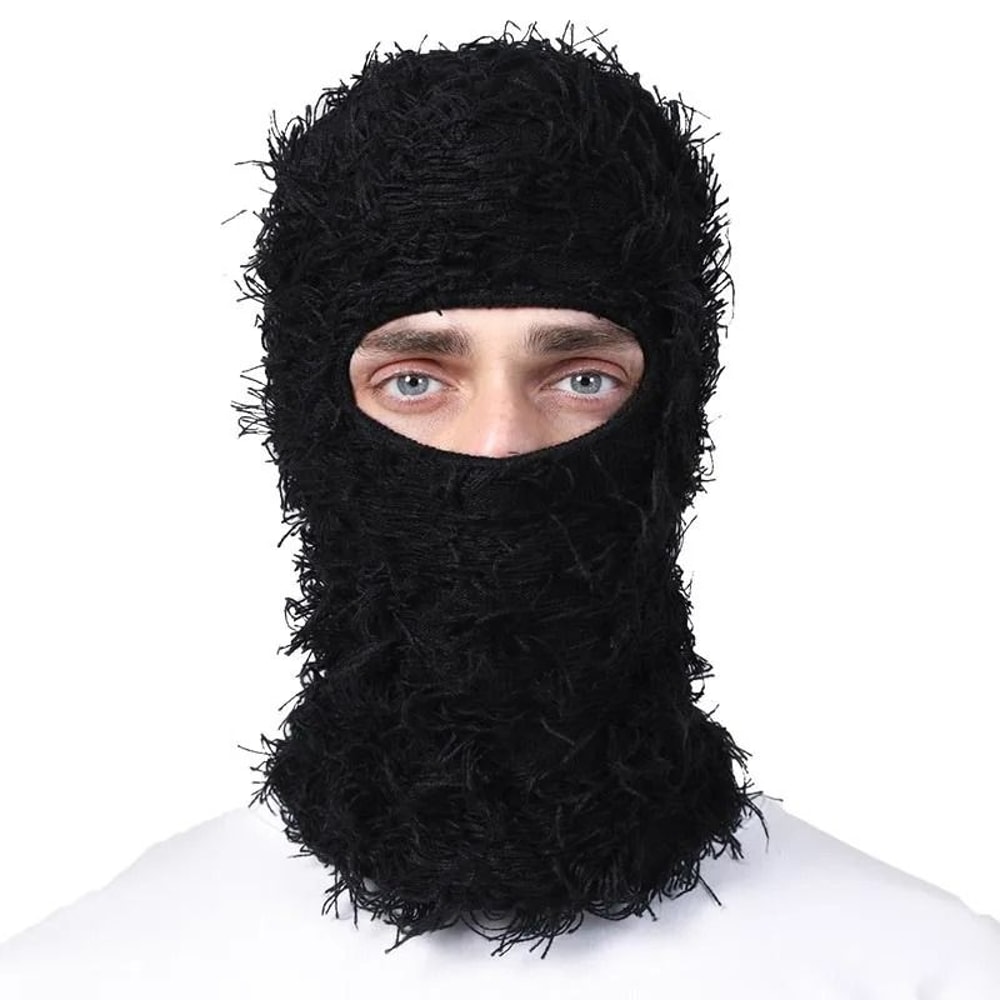 Distressed Knitted Tactical Balaclava Ski Mask 3