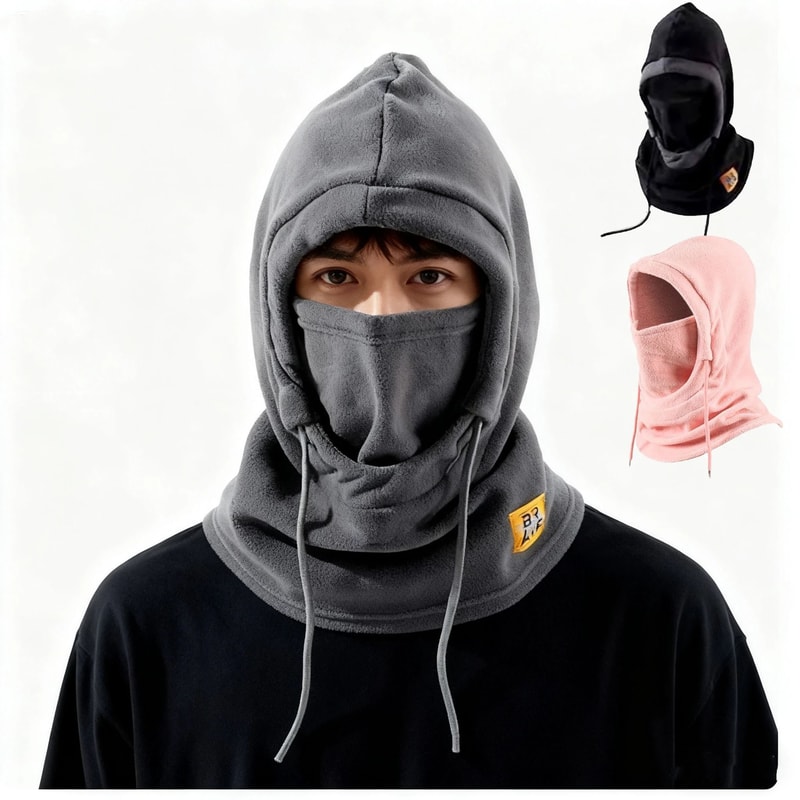 Thermal Fleece Outdoor Balaclava And Neck Warmer 1