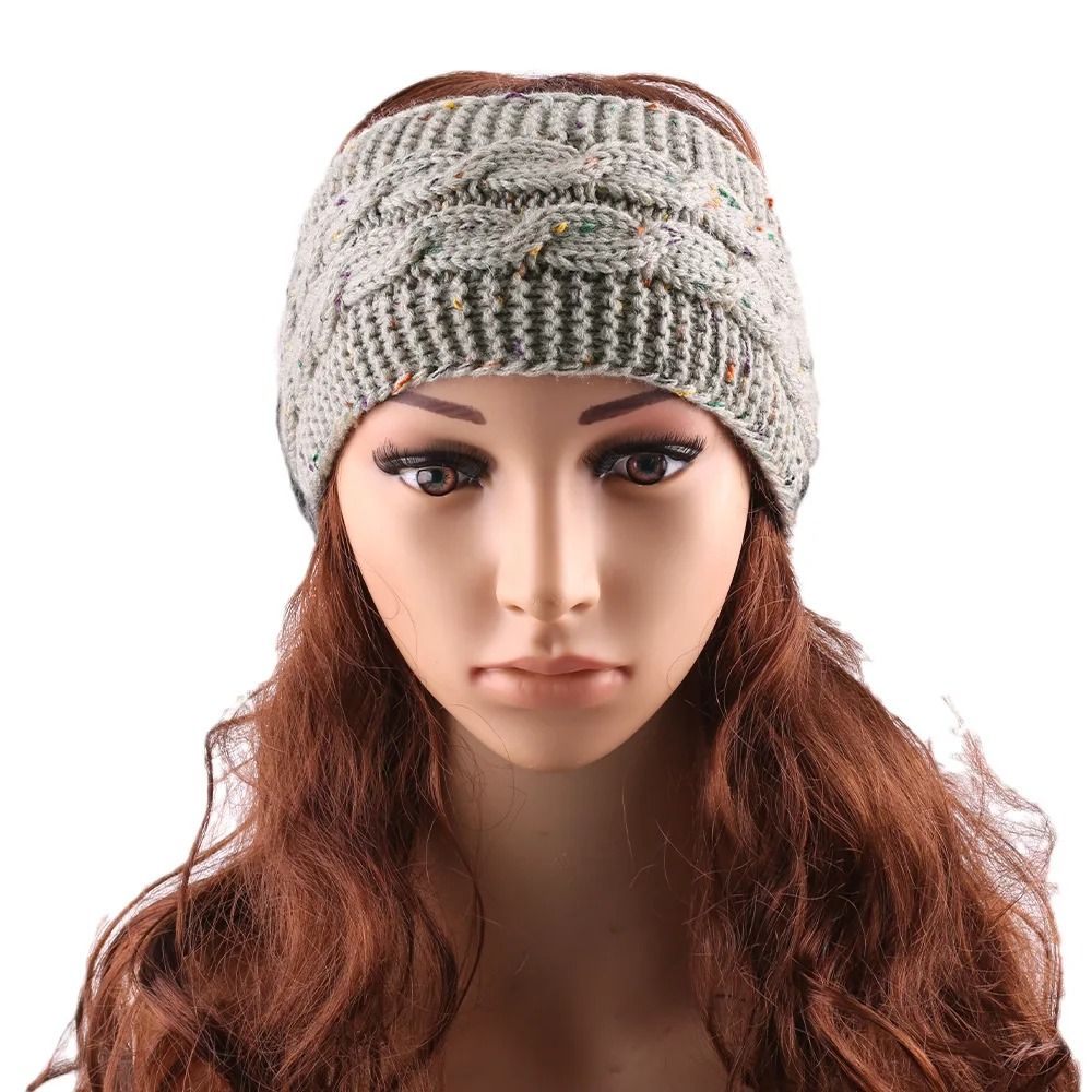 Autumn And Winter Elastic Knitted Thermal Headband 6