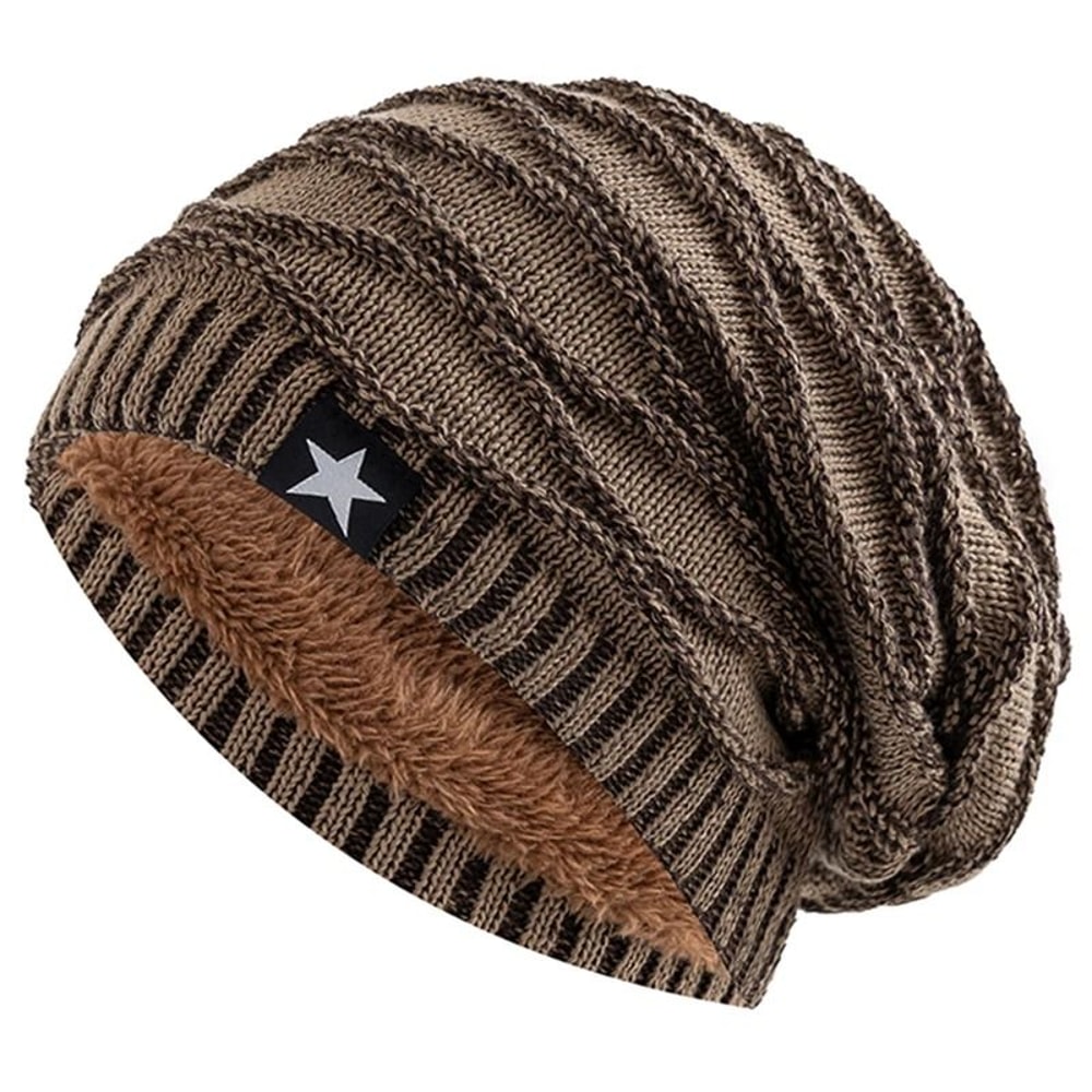 Unisex Slouchy StarDecor Thermal Winter Beanie 10