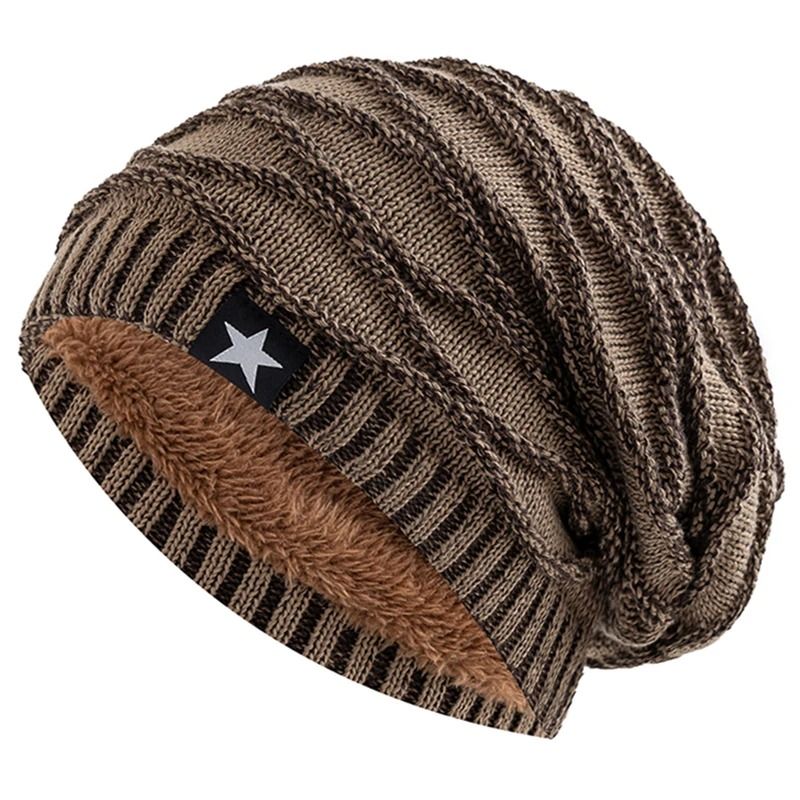 Unisex Slouchy StarDecor Thermal Winter Beanie 10