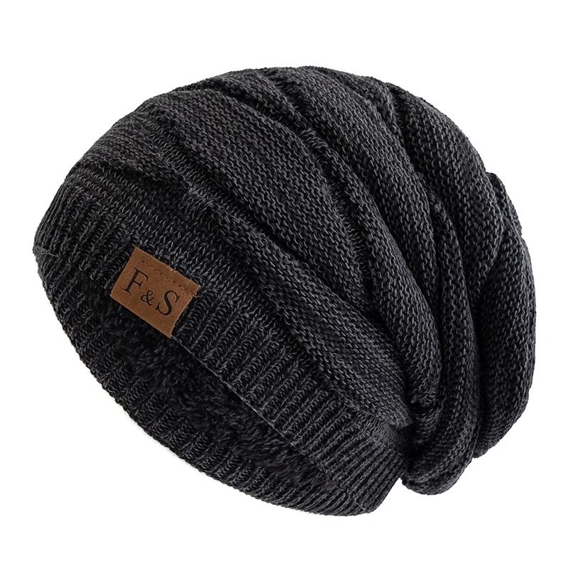Unisex MixedColor Slouchy FleeceLined Winter Beanie 7