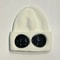 Thermal Knitted Beanie With Integrated Protection Glasses 0