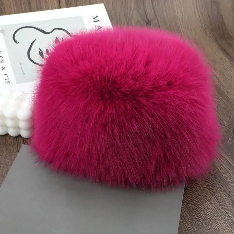 Luxury Faux Mink Thermal Fishermans Hat 9