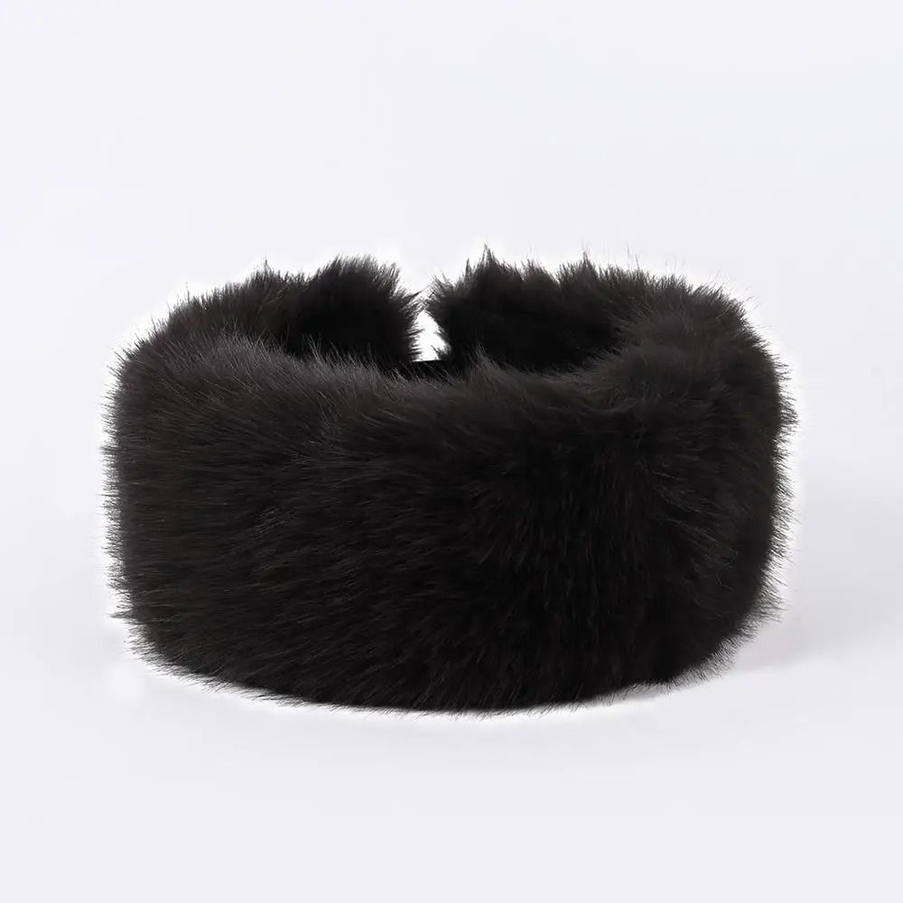 Luxury Faux Fur Thermal Winter Headband 9