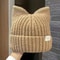Kawaii Cat Ear Thermal Knitted Beanie 9