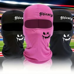 smiling face print performance balaclava
