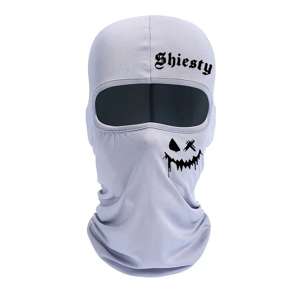Smiling Face Print Performance Balaclava 5
