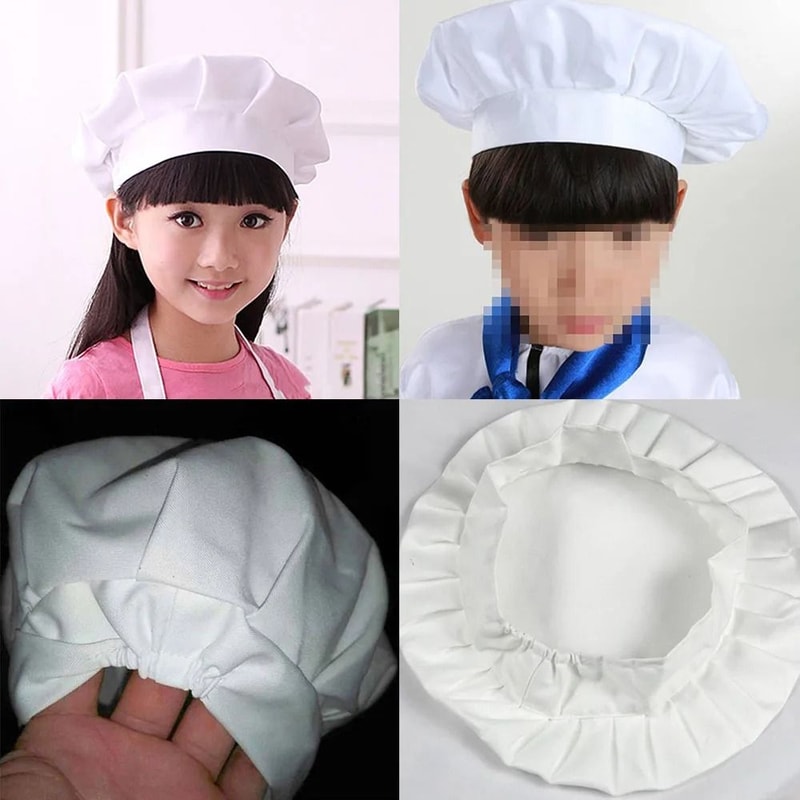 Little Chefs Elastic Cooking Hat 1