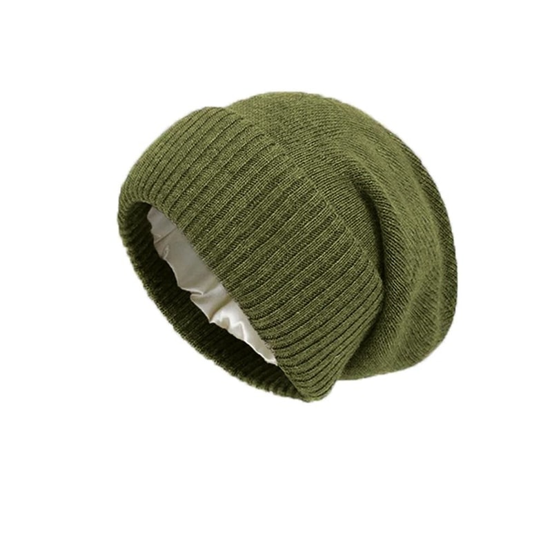 100 Pure Wool SatinLined Thermal Beanie 6