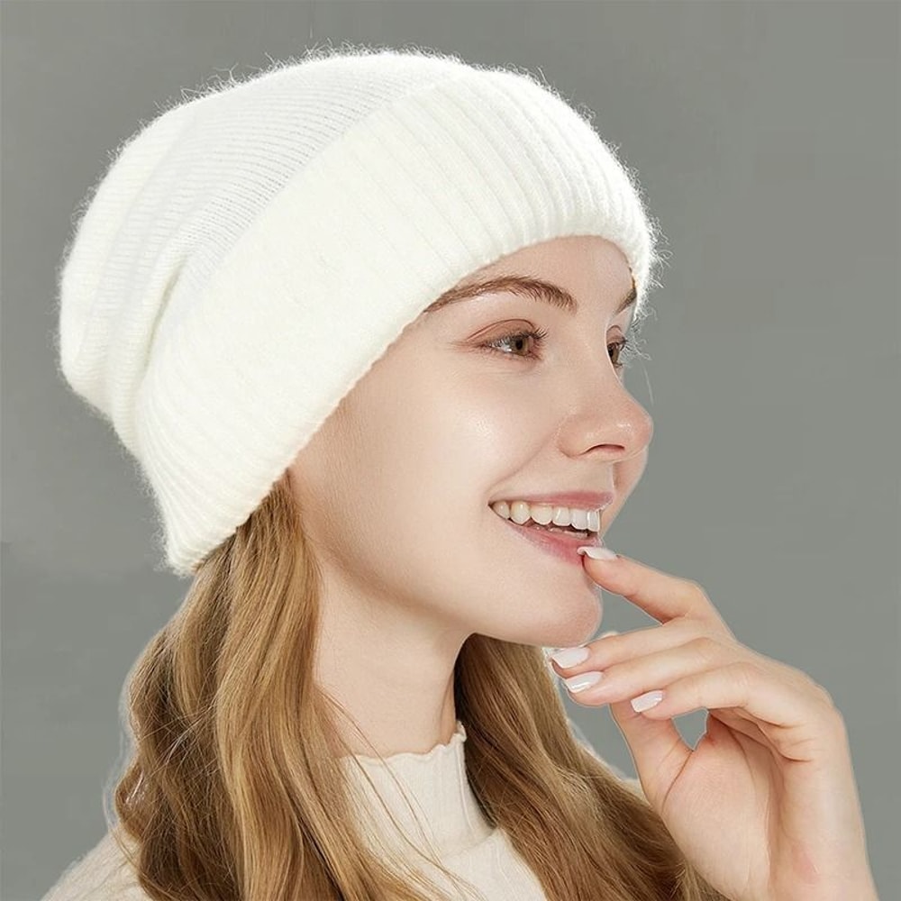 100 Pure Wool SatinLined Thermal Beanie 7