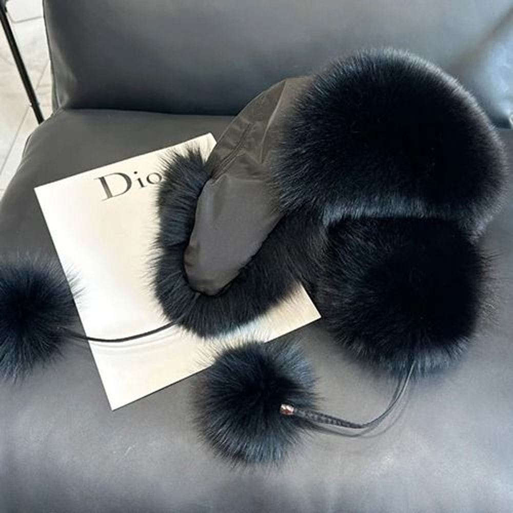 Luxury 100 Real Fox Fur Russian Ushanka 9