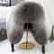100 Real Silver Fox Fur Leather Bomber Hat 0