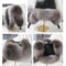 100 Real Silver Fox Fur Leather Bomber Hat 2