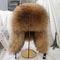 100 Real Silver Fox Fur Leather Bomber Hat 7