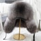 100 Real Silver Fox Fur Leather Bomber Hat 13