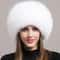 Luxury 100 Natural Fox Fur Thermal Winter Cloche 0