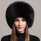 Luxury 100 Natural Fox Fur Thermal Winter Cloche 6