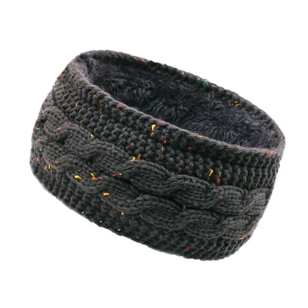 VelvetLined Thermal Knitted Winter Headband 12