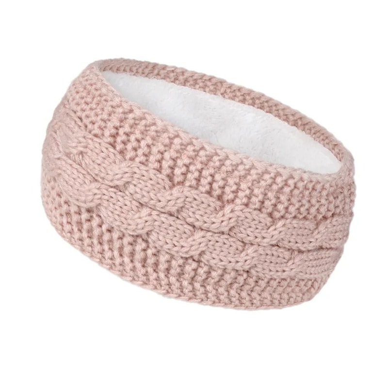 VelvetLined Thermal Knitted Winter Headband 2