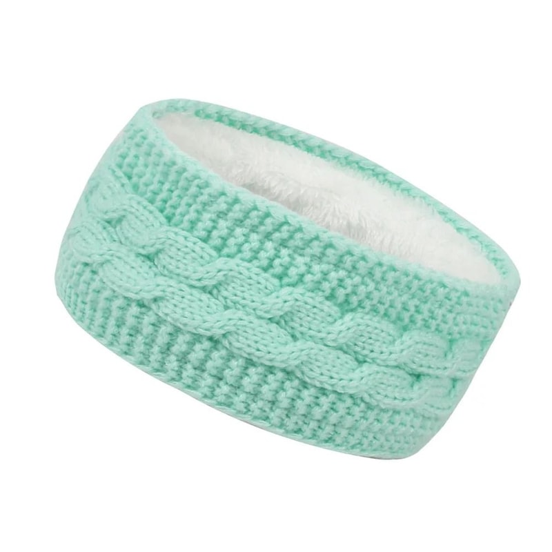 VelvetLined Thermal Knitted Winter Headband 6
