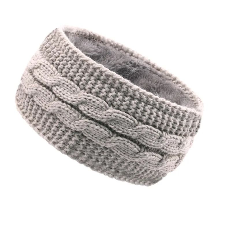 VelvetLined Thermal Knitted Winter Headband 7