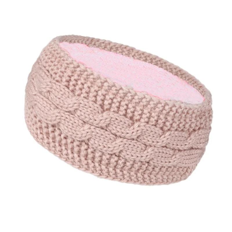 VelvetLined Thermal Knitted Winter Headband 8