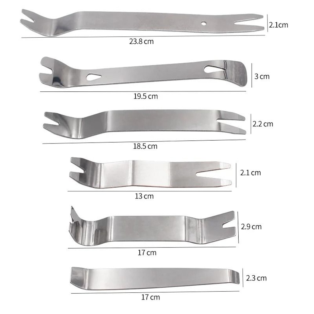 6Piece NonMarring Auto Trim Removal Kit 6