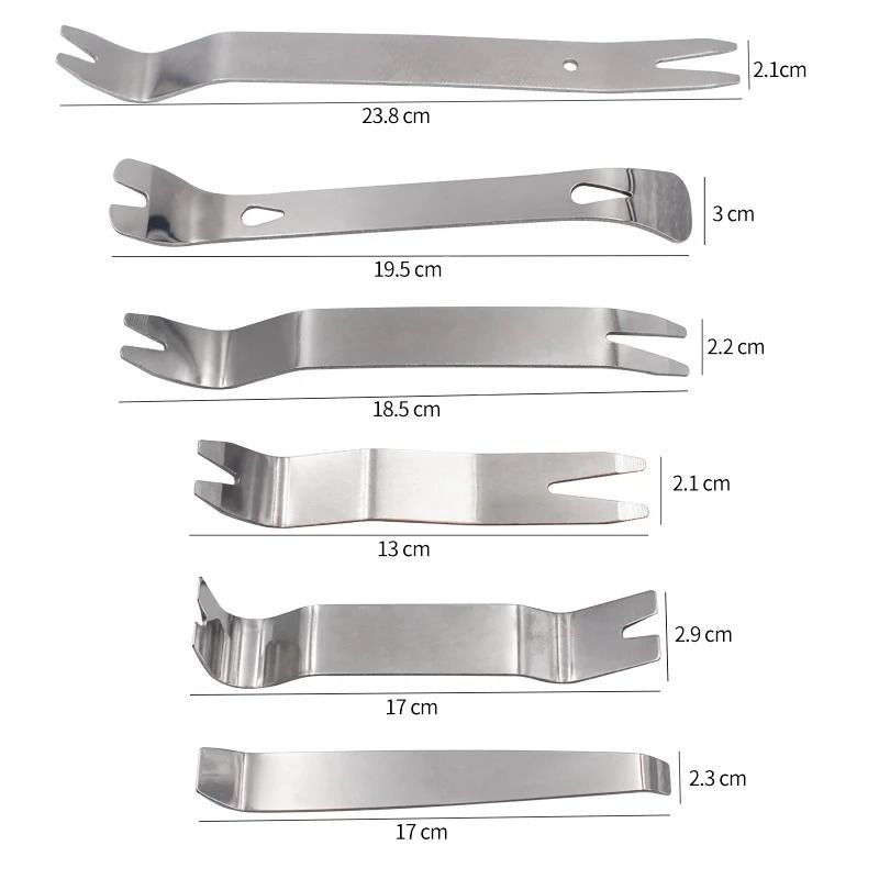 6Piece NonMarring Auto Trim Removal Kit 6