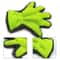 5Finger Chenille Microfiber Wash Glove 4
