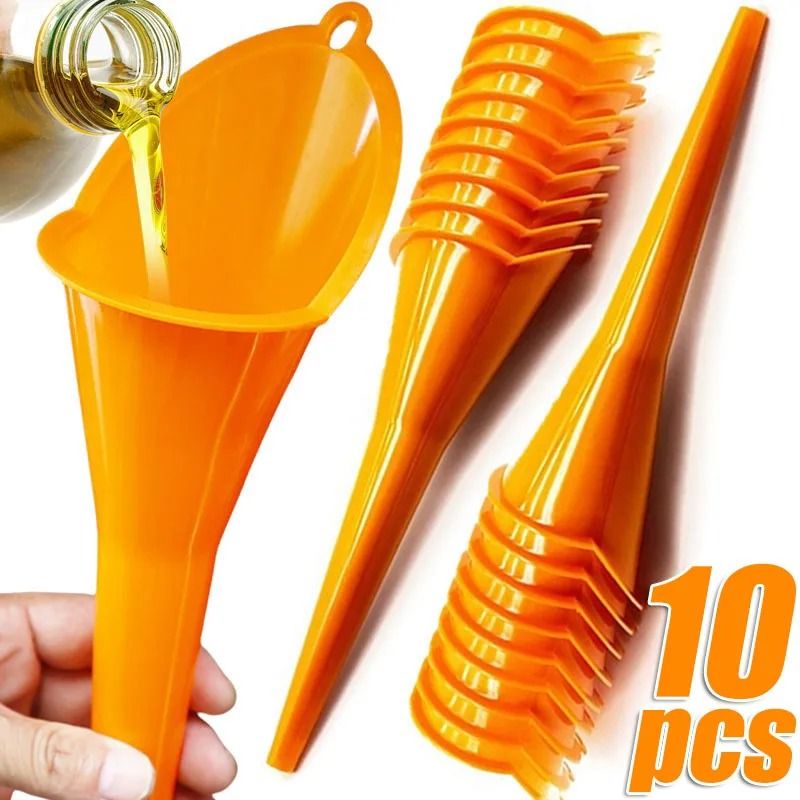 10Piece AntiSplash Long Stem Funnel Set 0
