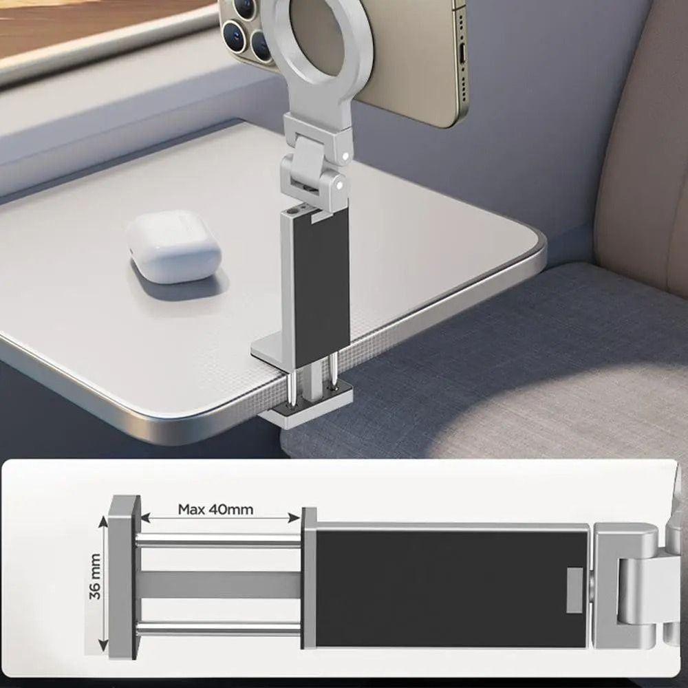 Universal Magnetic Flexible Travel Airplane Phone Mount 3