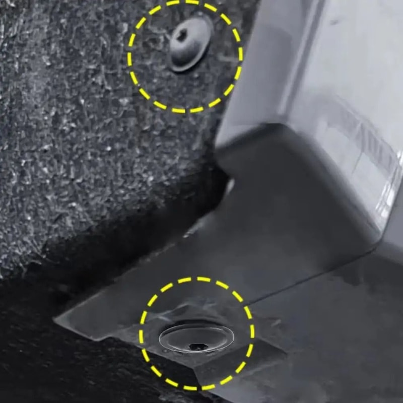 Auto Mudguard Engine Cover Fastener Set 2