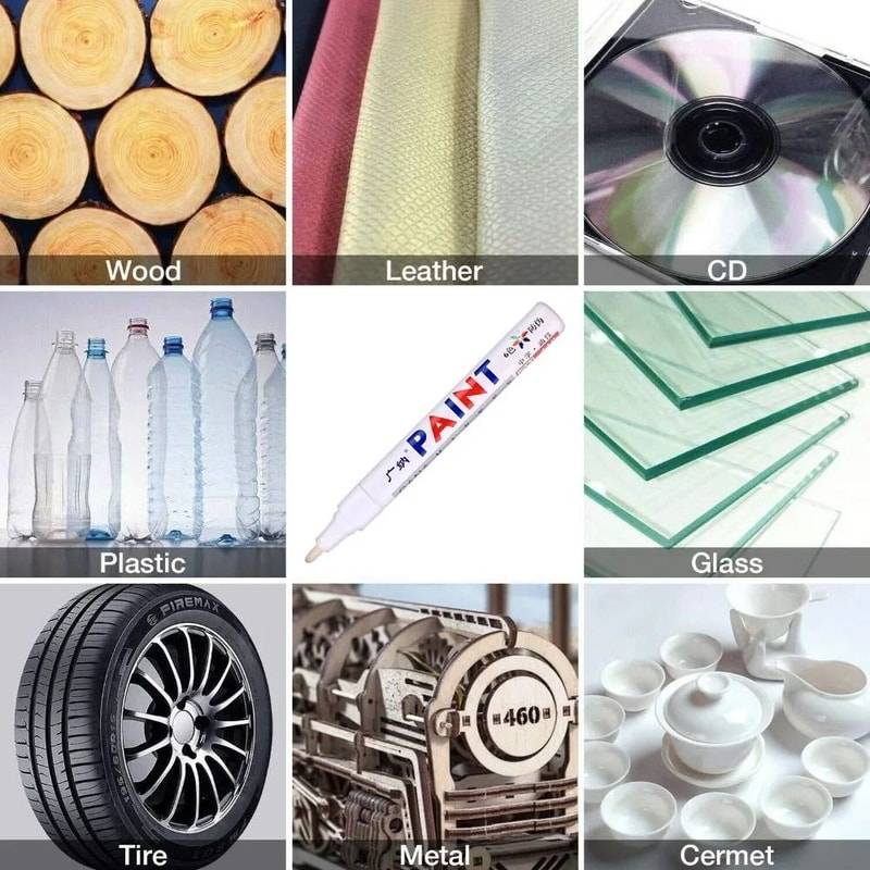 HighAdhesion Waterproof Tire MultiSurface Marker 4