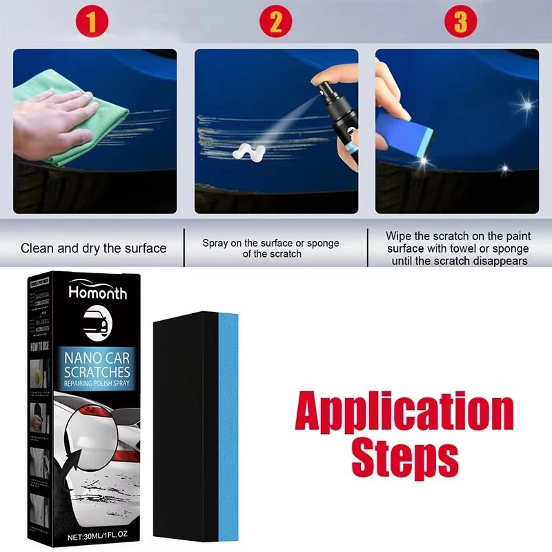 Professional 2Piece Car Scratch Swirl Repair System 2