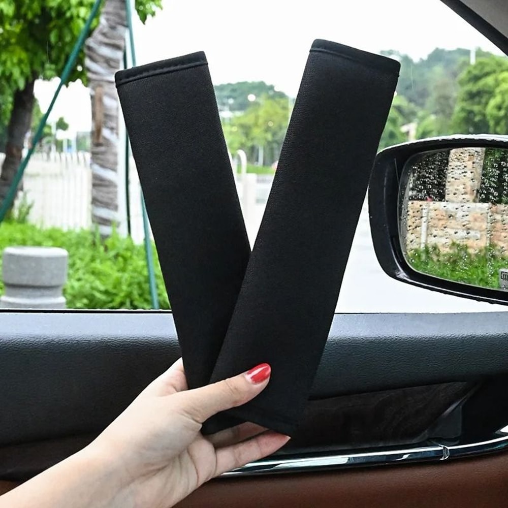2Piece Plush Seat Belt Comfort Shoulder Protection Set 7