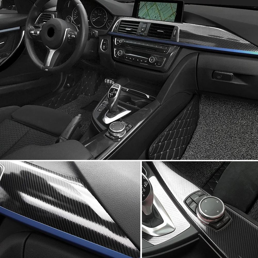 Grade Carbon Fiber Vinyl Wrap Automotive Protection Film 4