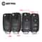 Folding Remote Key Shell Replacement For Volkswagen Seat Skoda 0