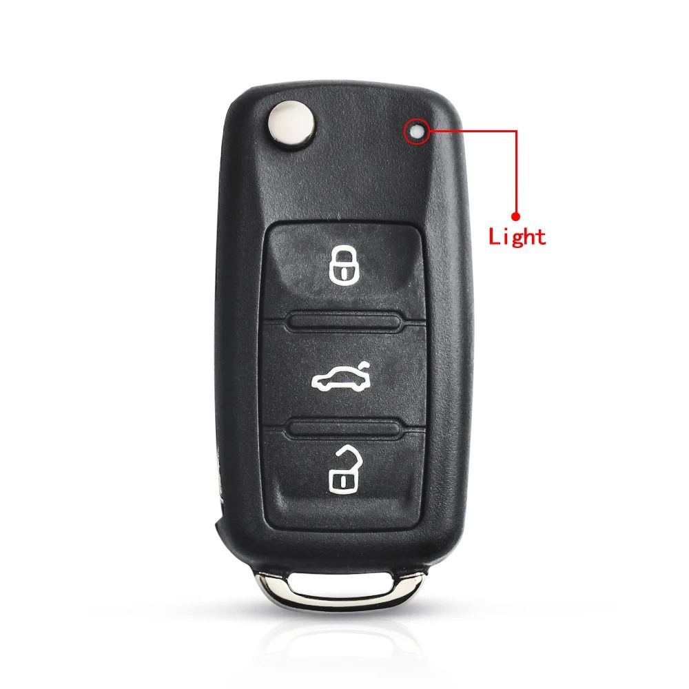 Folding Remote Key Shell Replacement For Volkswagen Seat Skoda 10
