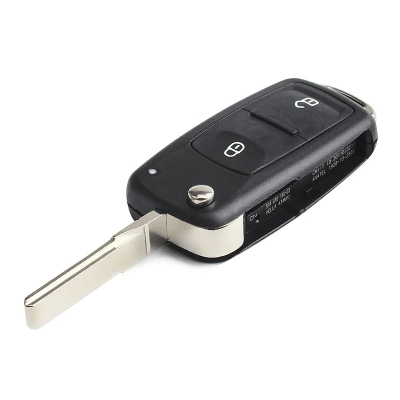 Folding Remote Key Shell Replacement For Volkswagen Seat Skoda 4