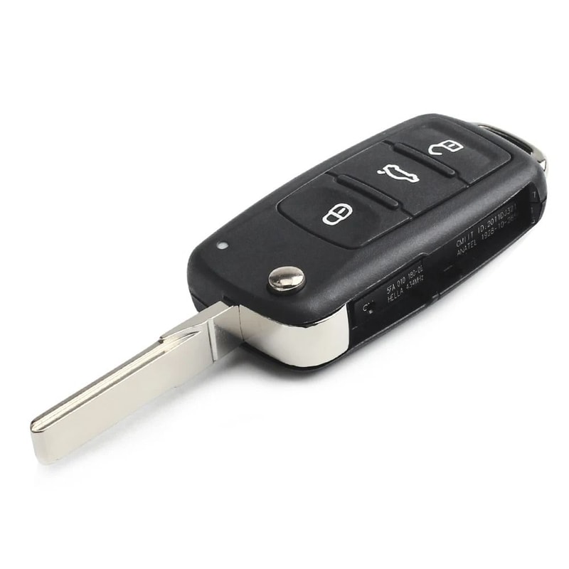 Folding Remote Key Shell Replacement For Volkswagen Seat Skoda 5