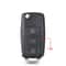 Folding Remote Key Shell Replacement For Volkswagen Seat Skoda 7